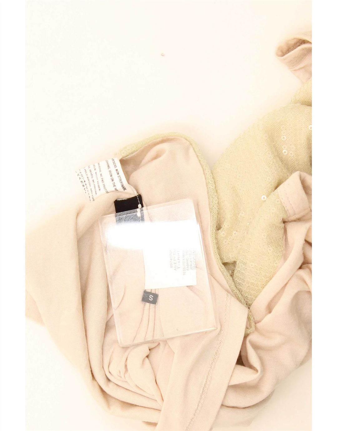 Abito a tunica senza maniche da donna Max & Co. UK 8 Piccolo beige screziato