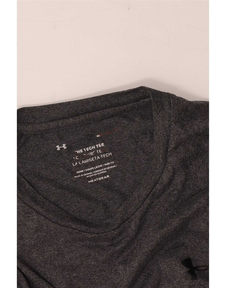 Maglietta Under Armour da uomo Heat Gear grigio medio