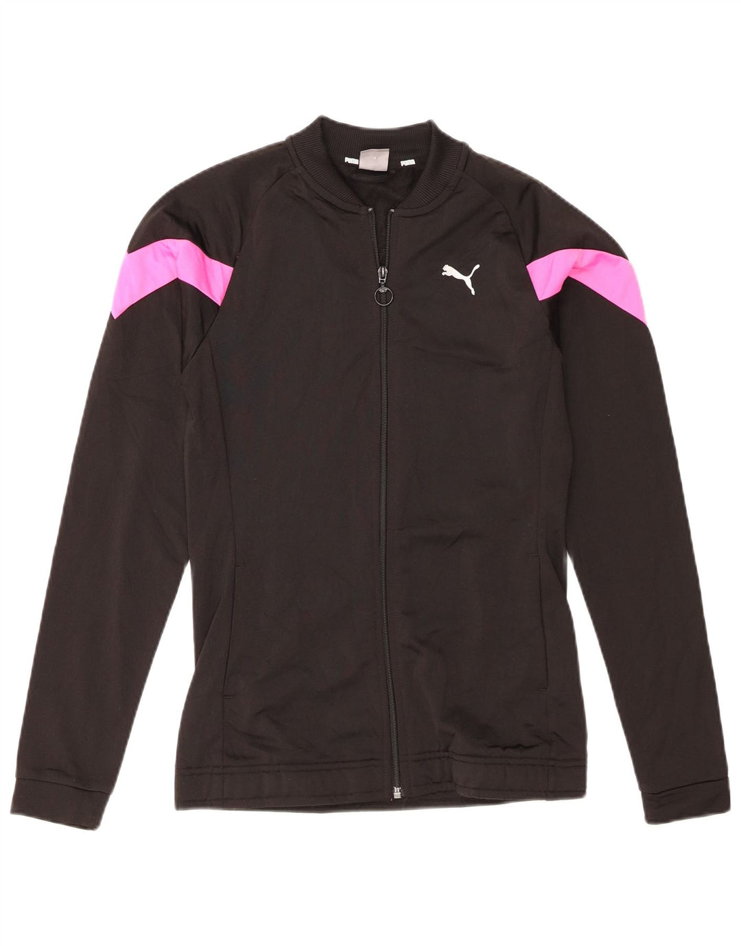 Giacca da tuta da ragazza Puma 15-16 anni Poliestere color block nero
