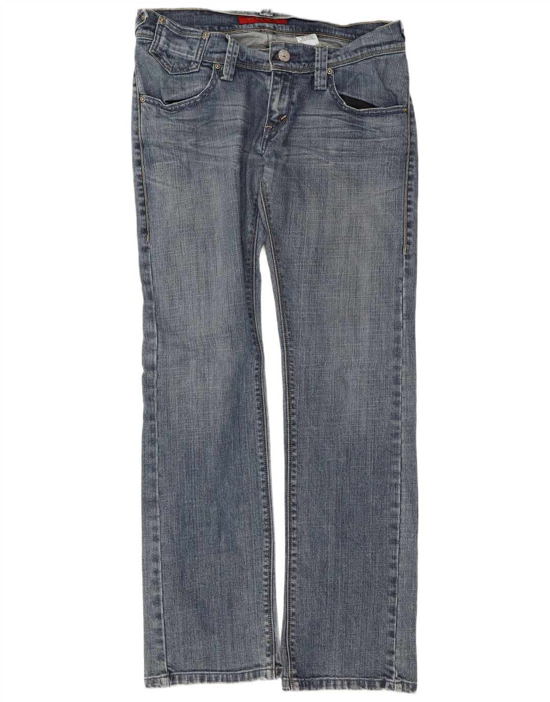 Jeans dritti Levi's 504 da donna W29 L32 in cotone blu