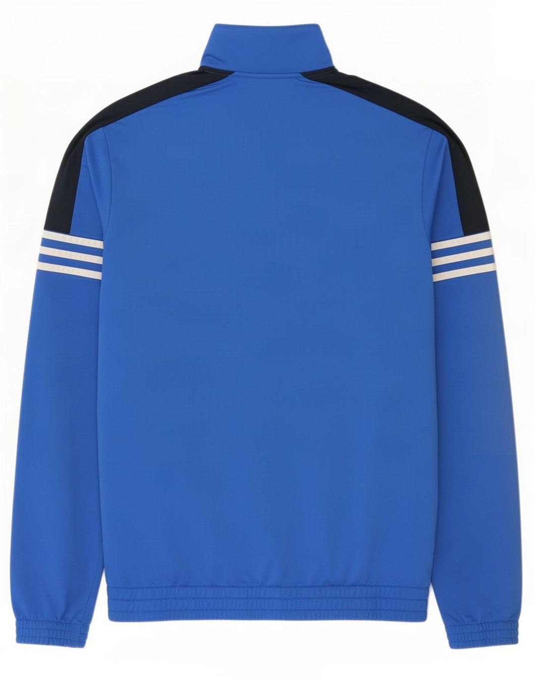 Giacca da tuta da uomo Adidas UK 38/40 Poliestere color block blu medio