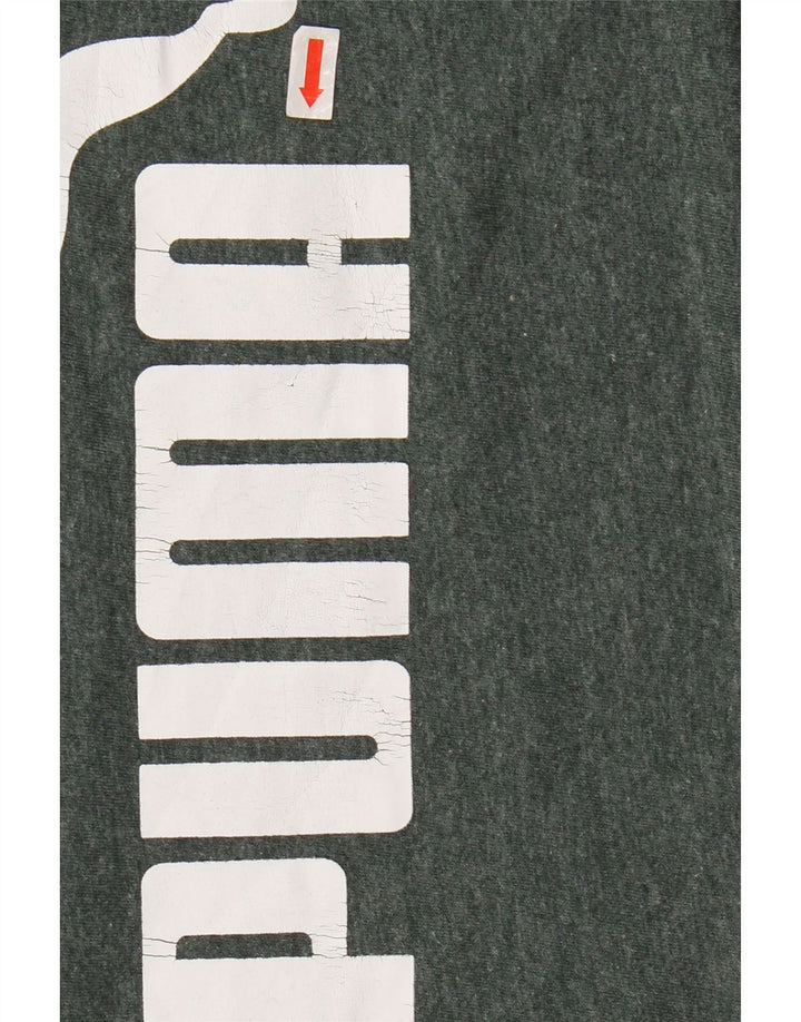 T-shirt grafica da uomo PUMA Top 3XL Verde screziato