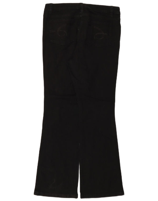 Jeans bootcut autografi da donna Marks & Spencer UK 14 grandi W34 L33 neri