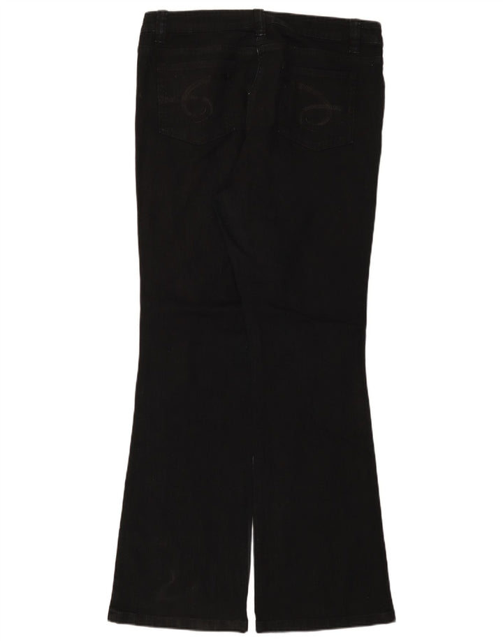 Jeans bootcut autografi da donna Marks & Spencer UK 14 grandi W34 L33 neri