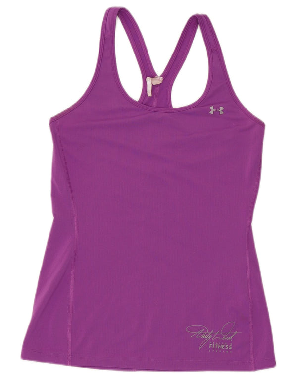 Canottiera termica da donna UNDER ARMOUR UK 6 XS poliestere viola
