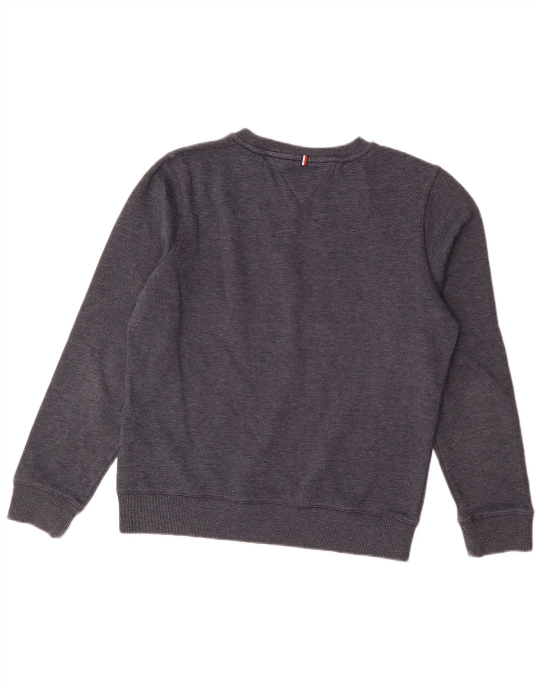 Tommy Hilfiger Ragazzi Felpa Maglione 15-16 anni Cotone Grigio