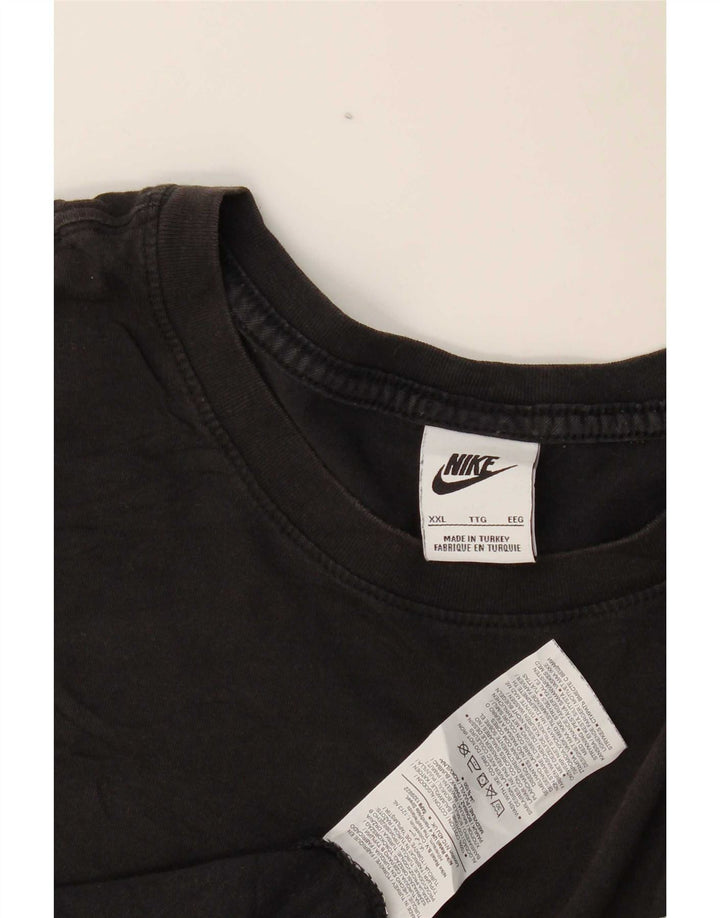 T-shirt grafica da uomo Nike Top 2XL cotone nero