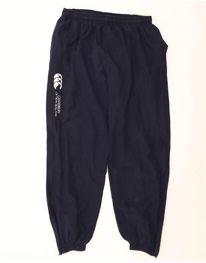 Pantaloni da tuta con grafica da uomo Canterbury Joggers XL poliestere blu navy