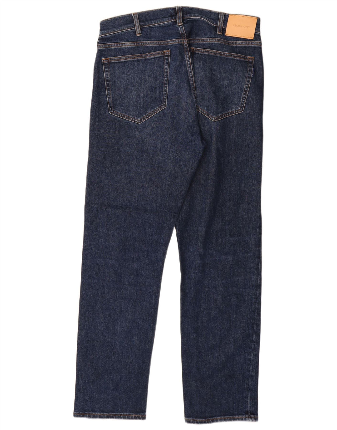 Jeans dritti da uomo Gant W32 L30 cotone blu navy