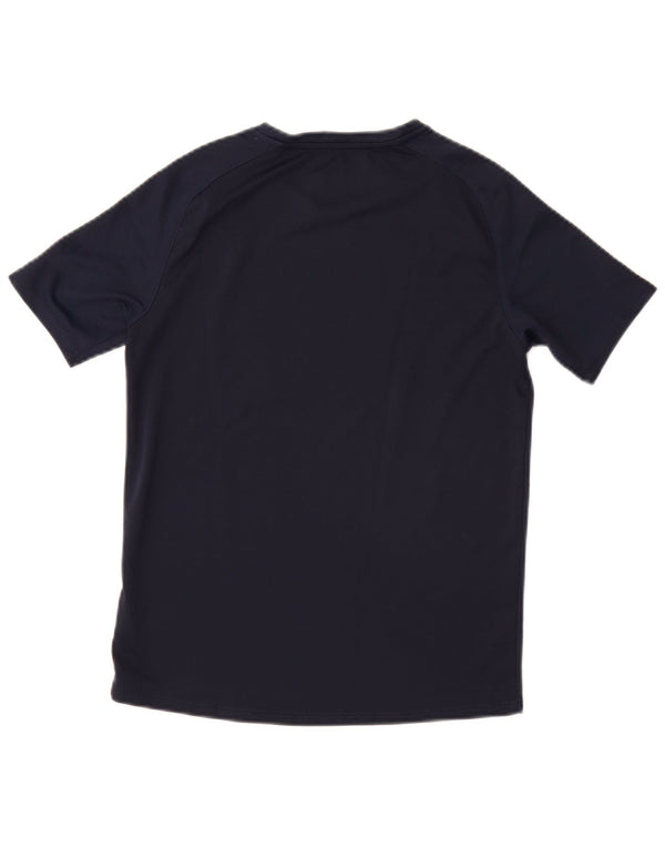 T-shirt grafica per ragazzi CANTERBURY Top 11-12 anni in poliestere blu navy