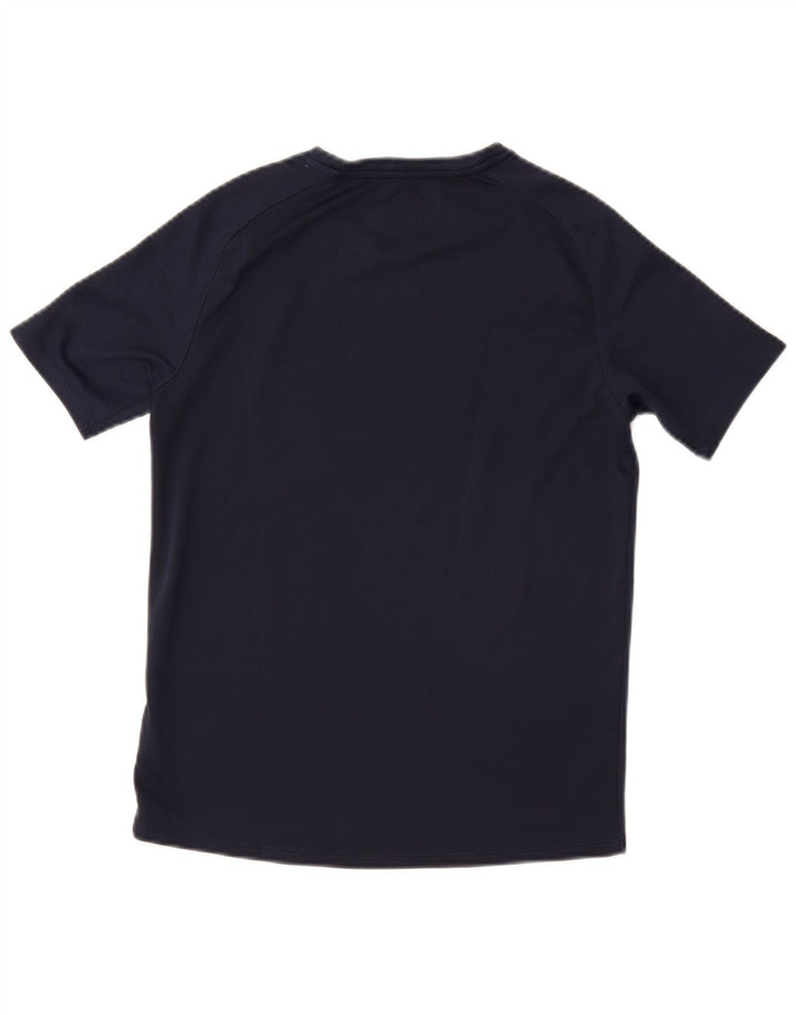 T-shirt grafica per ragazzi CANTERBURY Top 11-12 anni in poliestere blu navy