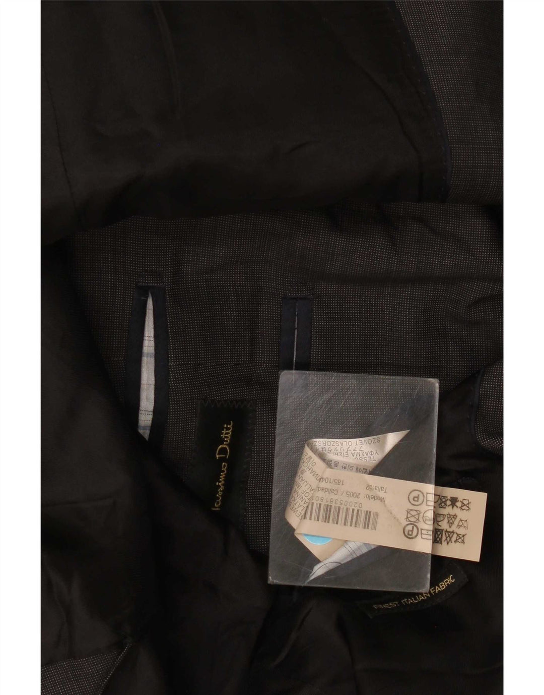 Giacca blazer da uomo a 2 bottoni Massimo Dutti EU 52 Large Grey Wool