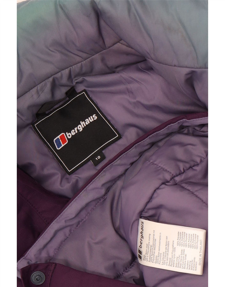 Giacca a vento oversize con cappuccio da donna Berghaus UK 10 piccola viola