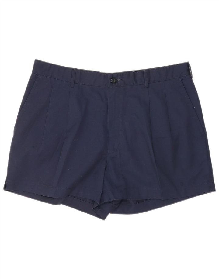 Pantaloncini chino con pegging da uomo Lotto W44 2XL poliestere blu navy