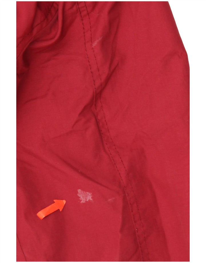 Giacca a vento con cappuccio da uomo Fat Face UK 36 piccola in nylon rosso