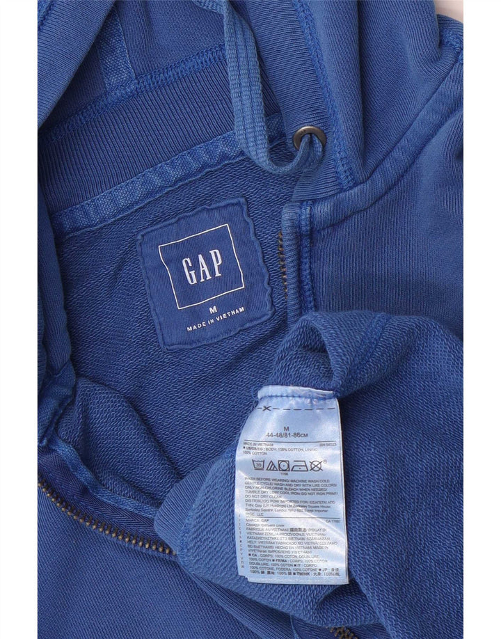Maglione con cappuccio e zip da uomo Gap in cotone blu medio