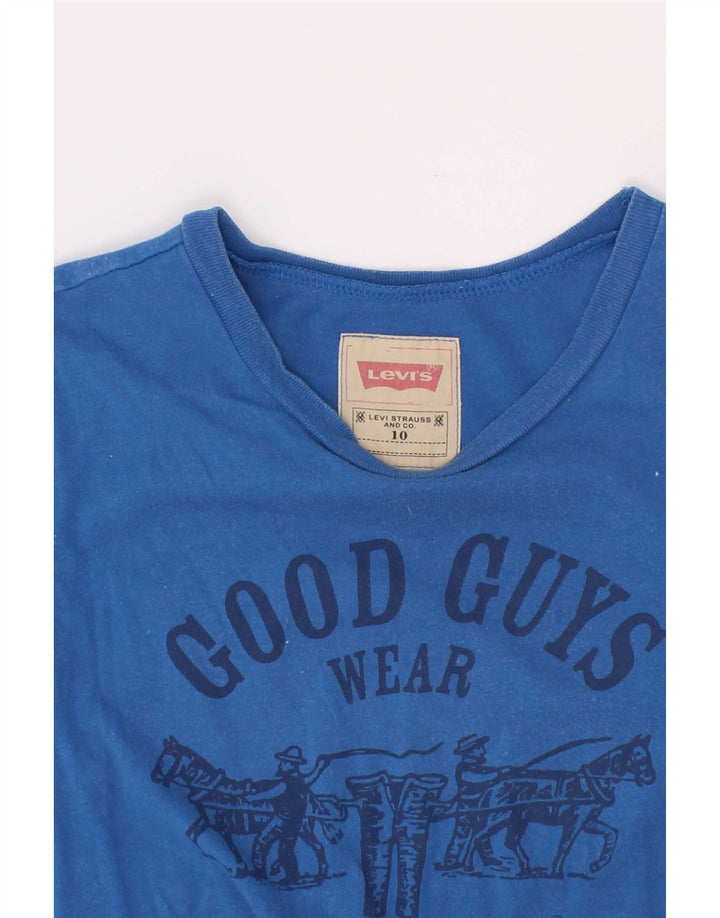 T-shirt grafica per ragazzi Levi's, 9-10 anni, blu