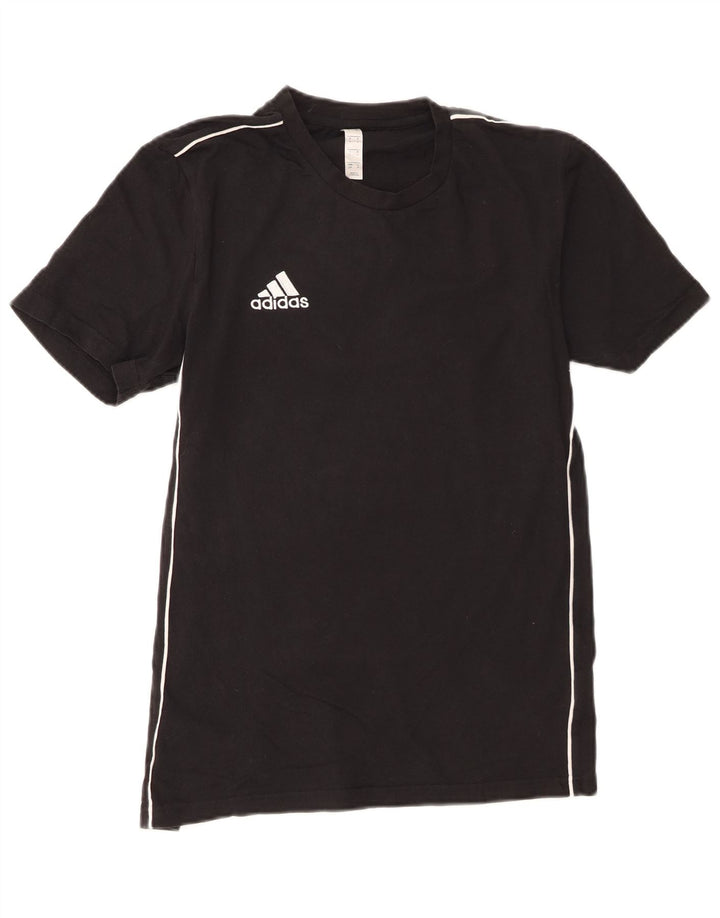T-shirt Adidas da uomo Top Small in cotone nero