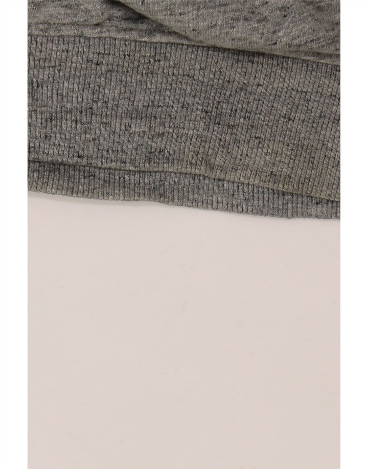 CALVIN KLEIN JEANS Felpa con grafica da uomo Maglione piccolo grigio screziato
