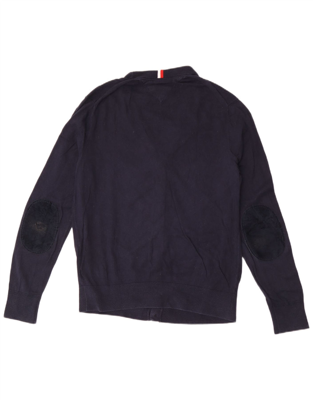 Maglione cardigan da uomo Tommy Hilfiger grande cotone blu navy