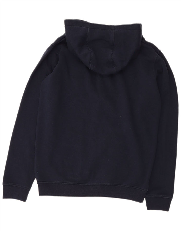 Maglione con cappuccio e zip da bambino LYLE & SCOTT 12-13 anni in cotone blu navy