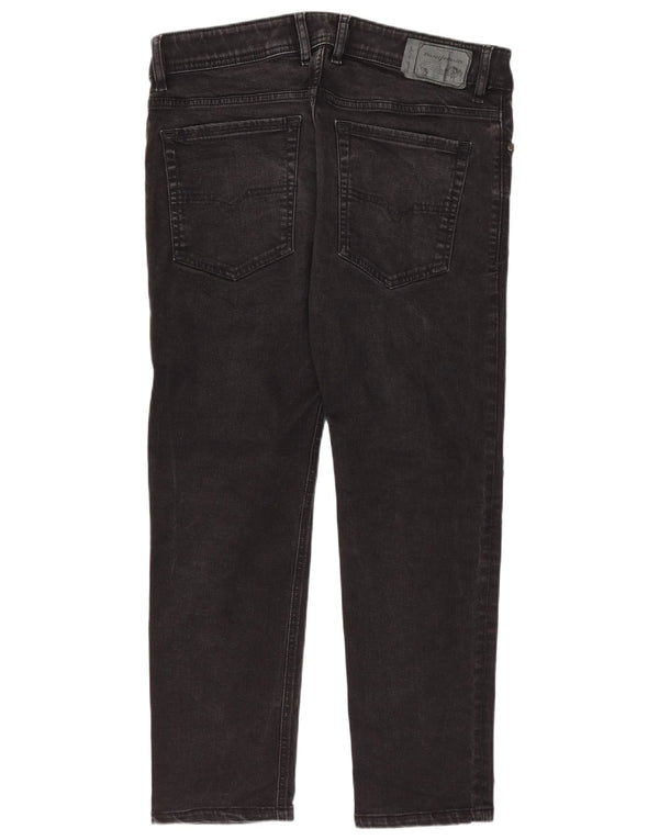 Diesel Uomo Troxer Slim Jeans Skinny W32 L26 Cotone Nero
