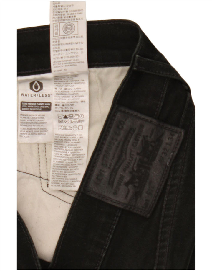 Jeans Levi's Uomo 511 Slim W32 L34 Cotone Nero