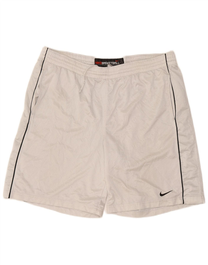 Pantaloncini sportivi Nike da uomo XL in poliestere grigio