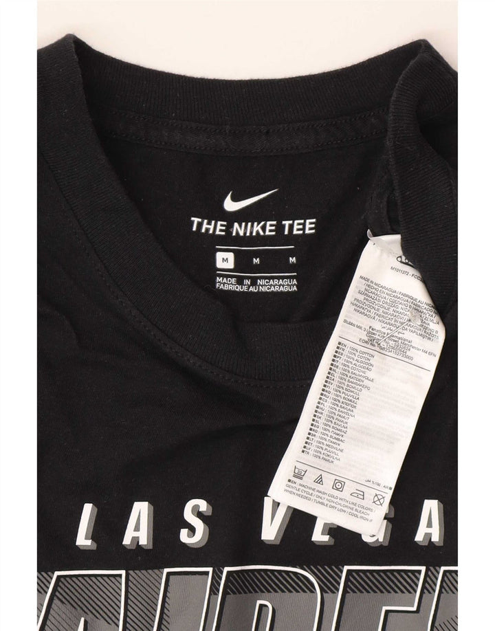 Nike Las Vegas Raiders Graphic Top manica lunga da uomo in cotone nero medio