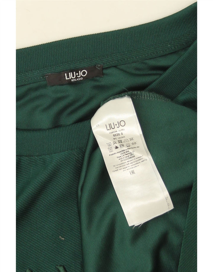 Felpa con grafica oversize da donna Liu Jo UK 10 piccola verde