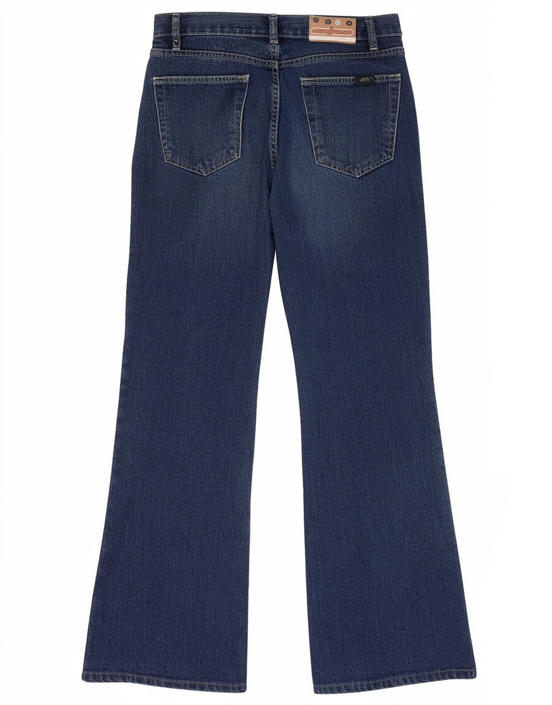 Wild Jeans Donna A Vita Alta Svasato IT 42 Medio W26 L30 Cotone Blu