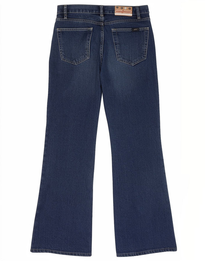 Wild Jeans Donna A Vita Alta Svasato IT 42 Medio W26 L30 Cotone Blu
