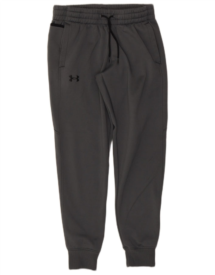 Pantaloni da tuta da uomo Under Armour Pantaloni da jogging Poliestere grigio medio