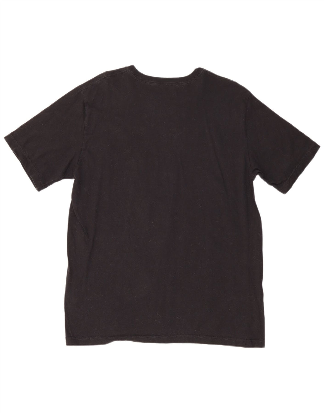 NIKE Mens Regular Fit Graphic T-Shirt Top Large Black Cotton