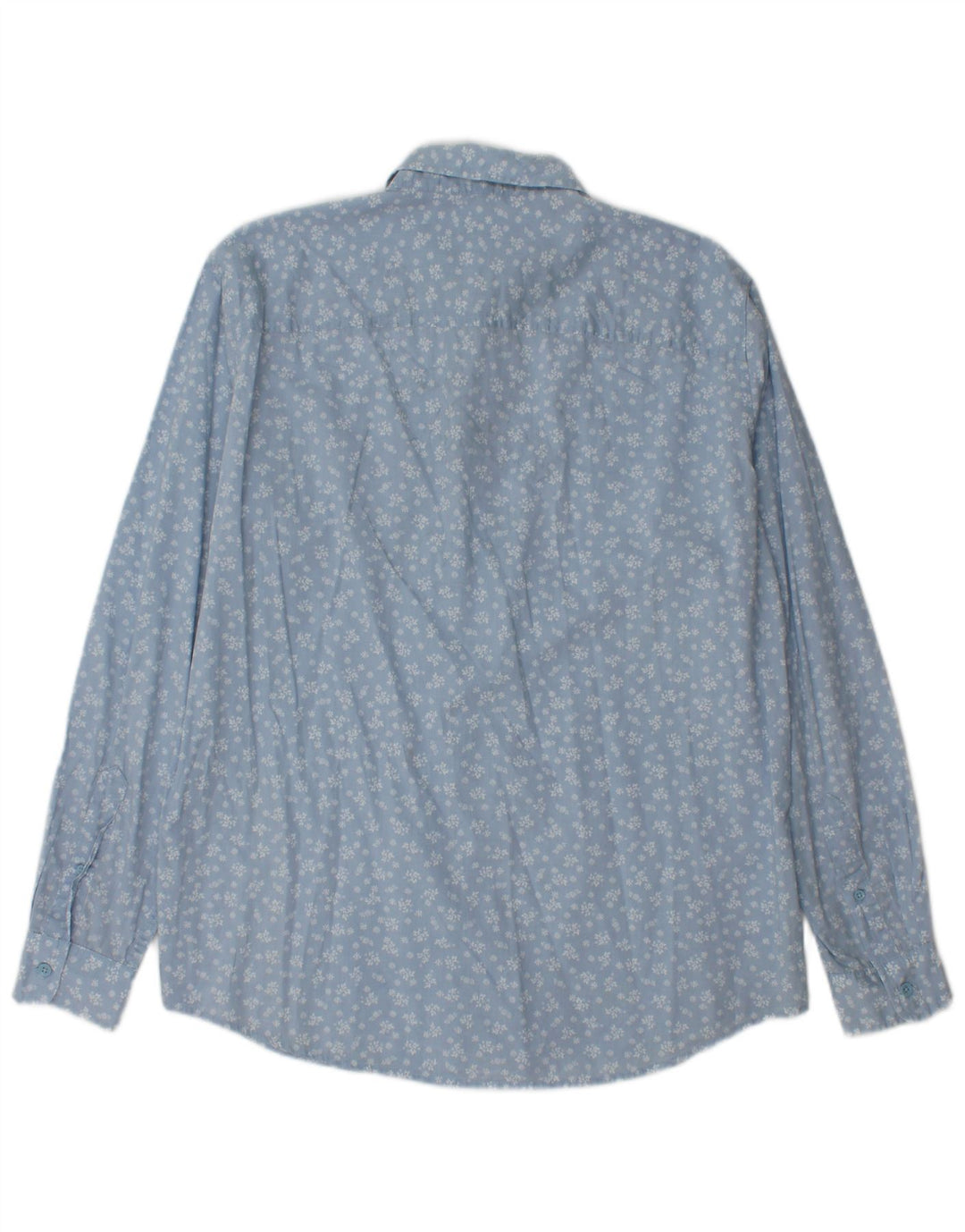 Camicia Benetton Uomo Blu Medio Floreale