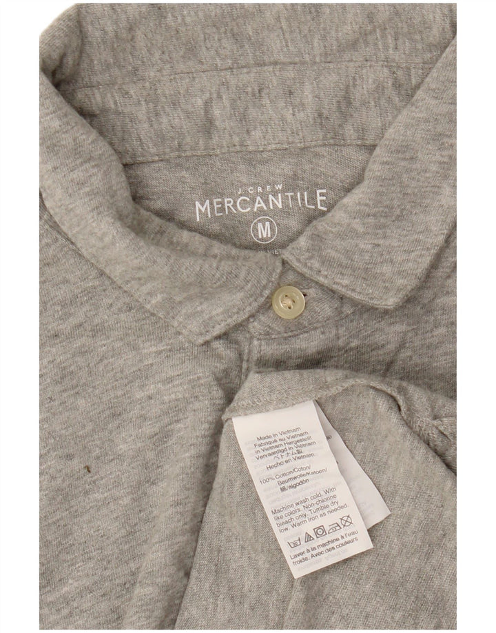 Polo mercantile da uomo J. CREW in cotone grigio medio