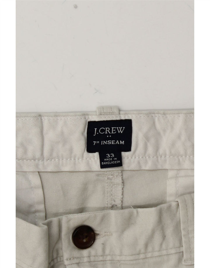 Pantaloncini chino da uomo J. CREW W33 cotone grigio medio