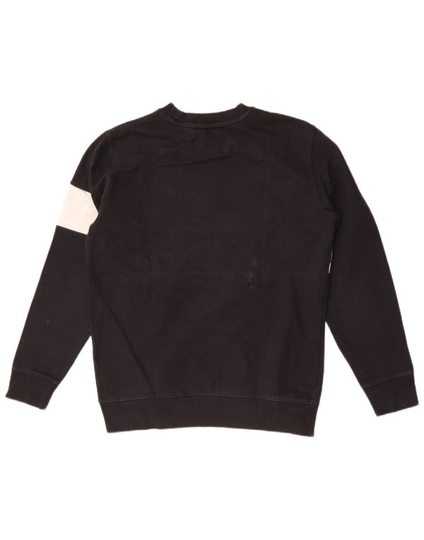 Calvin Klein Jeans Felpa grafica da uomo Maglione color block medio nero