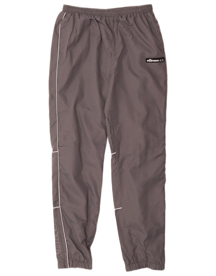 Pantaloni da tuta con grafica Ellesse da ragazzo, pantaloni da jogging, 13-14 anni, poliestere grigio
