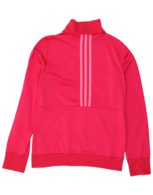 Giacca sportiva ADIDAS per ragazze con grafica 13-14 anni in poliestere rosa