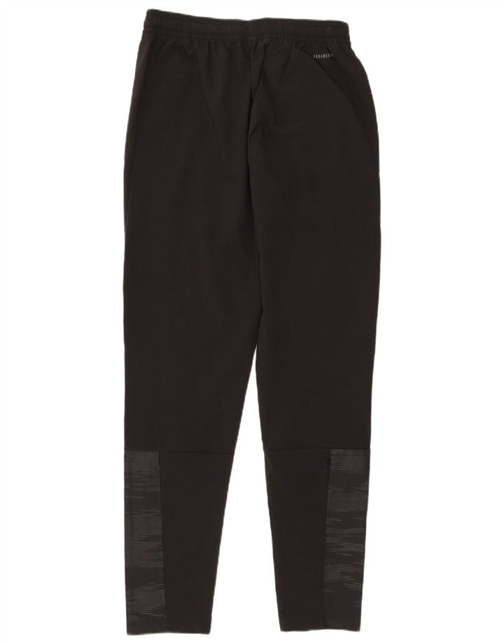 Pantaloni della tuta da ragazzo Adidas 15-16 anni in poliestere nero