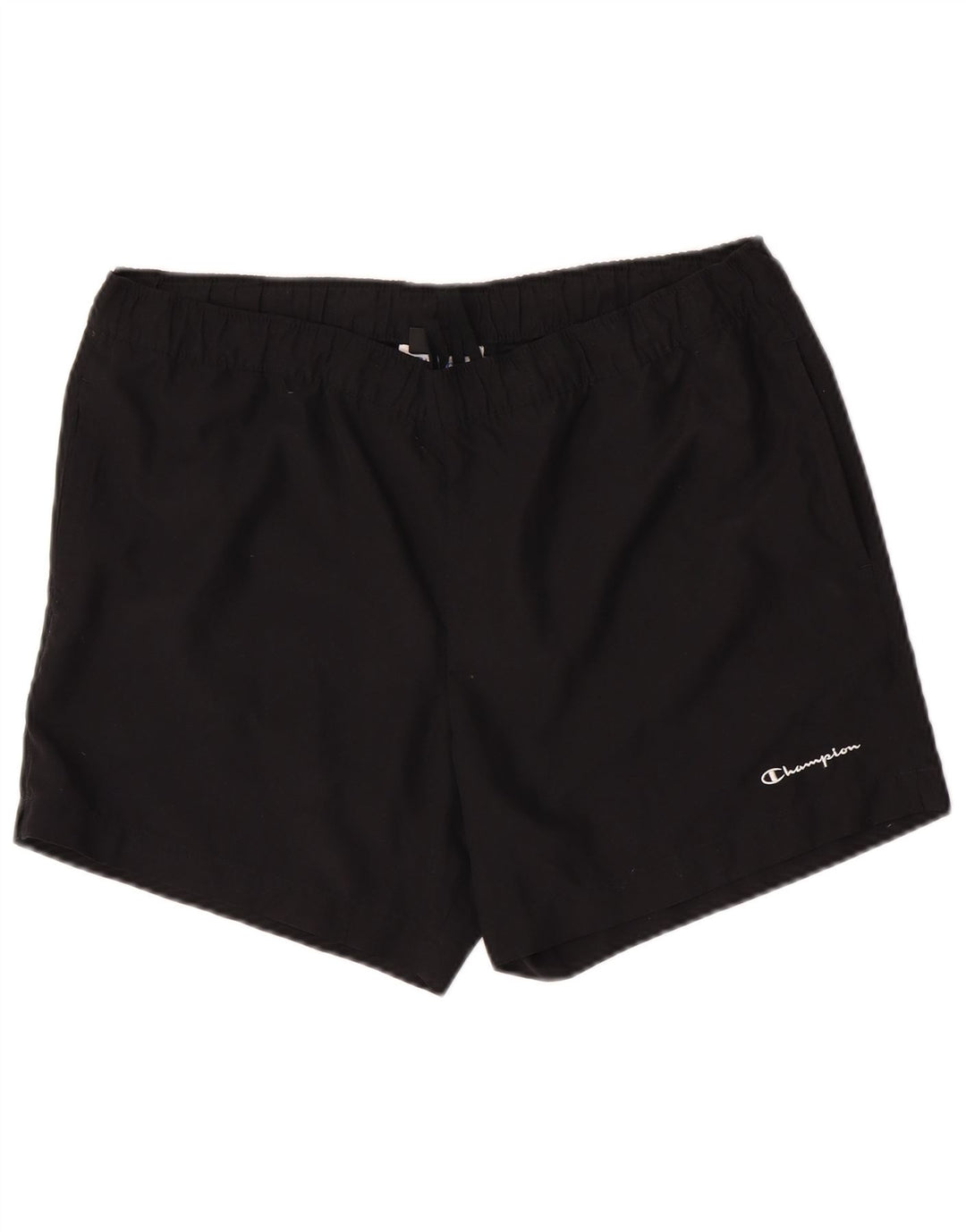 Pantaloncini sportivi da uomo Champion grandi in poliestere nero