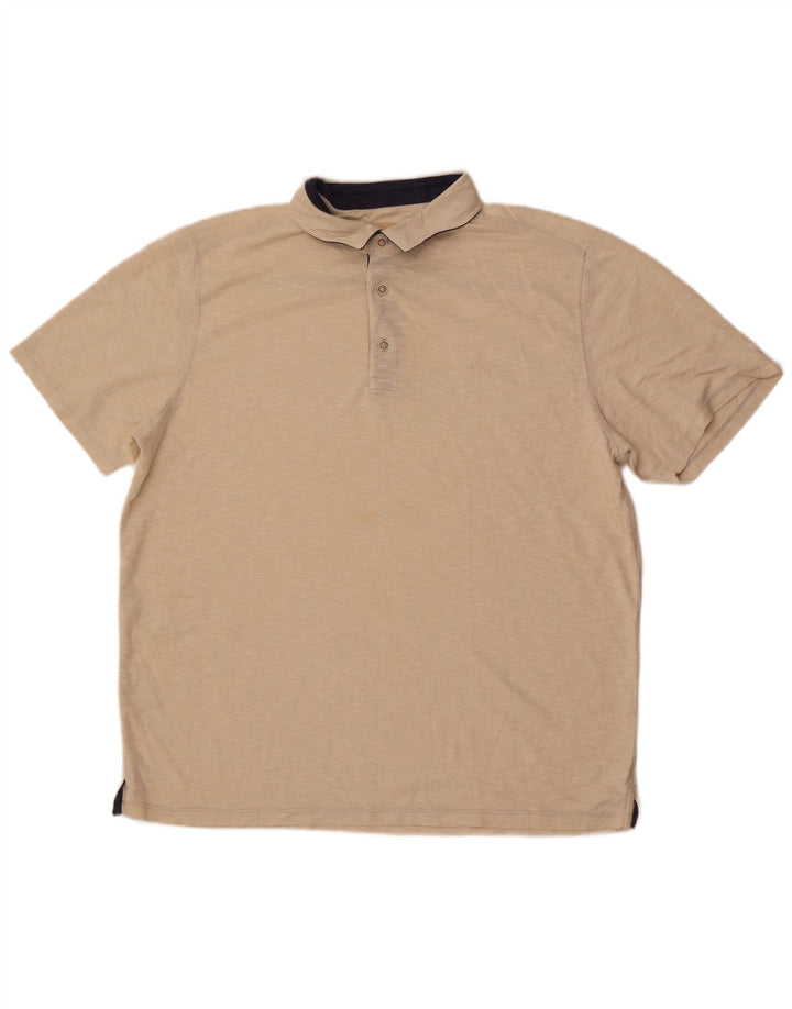 Polo da uomo Tommy Bahama XL in modal bianco sporco