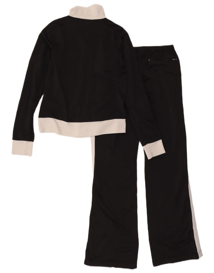 Tuta intera da donna Nike UK 8/10 Small Nero Colourblock Poliestere