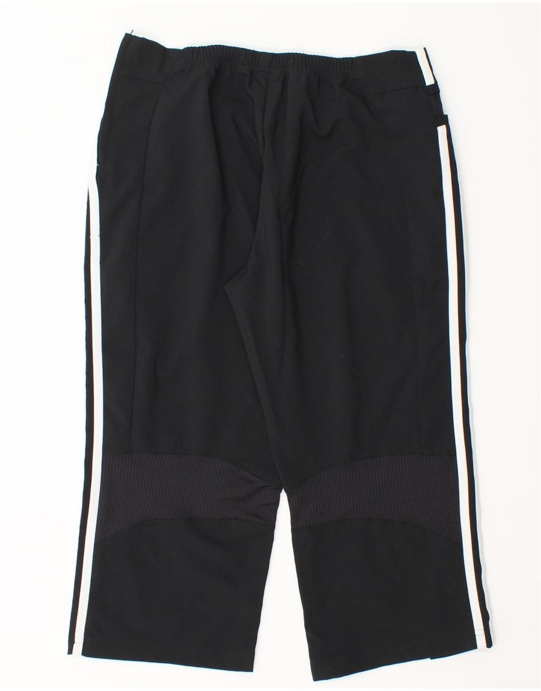 Pantaloni da tuta Adidas Capri da donna UK 12 Medium Nero Poliestere