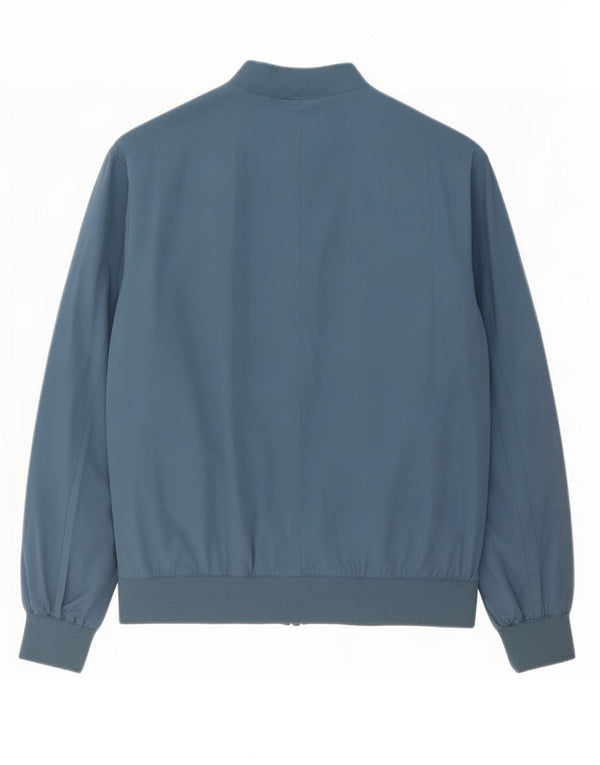 Giubbotto bomber da uomo Zara UK 40 grande poliestere blu
