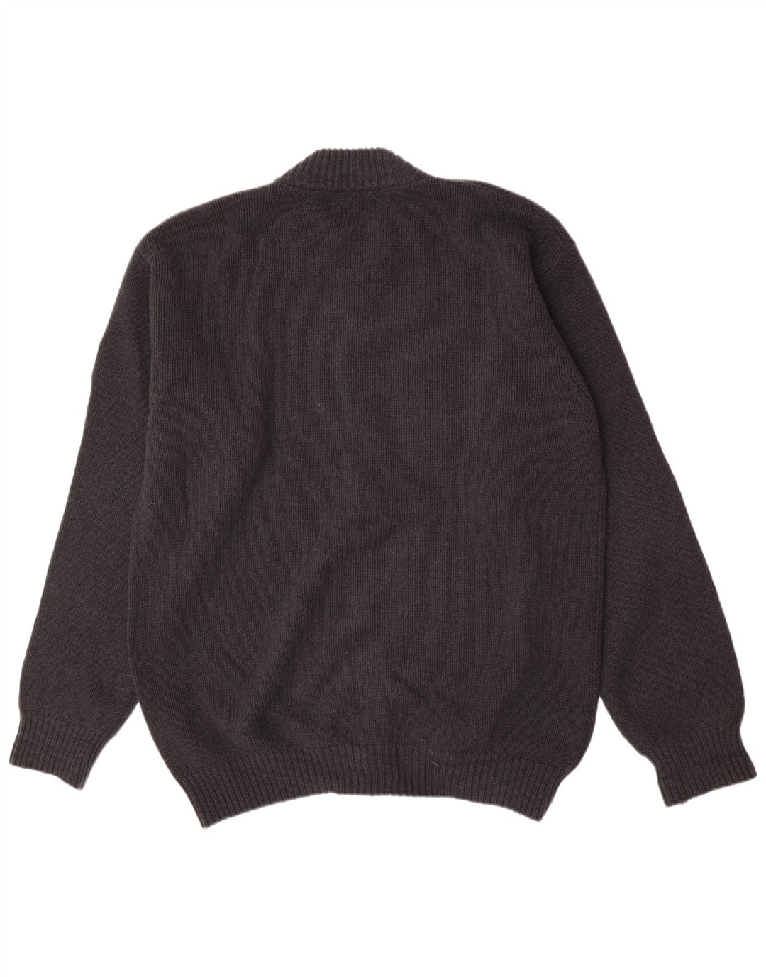Maglione cardigan da uomo Murphy & Nye XL in lana grigia