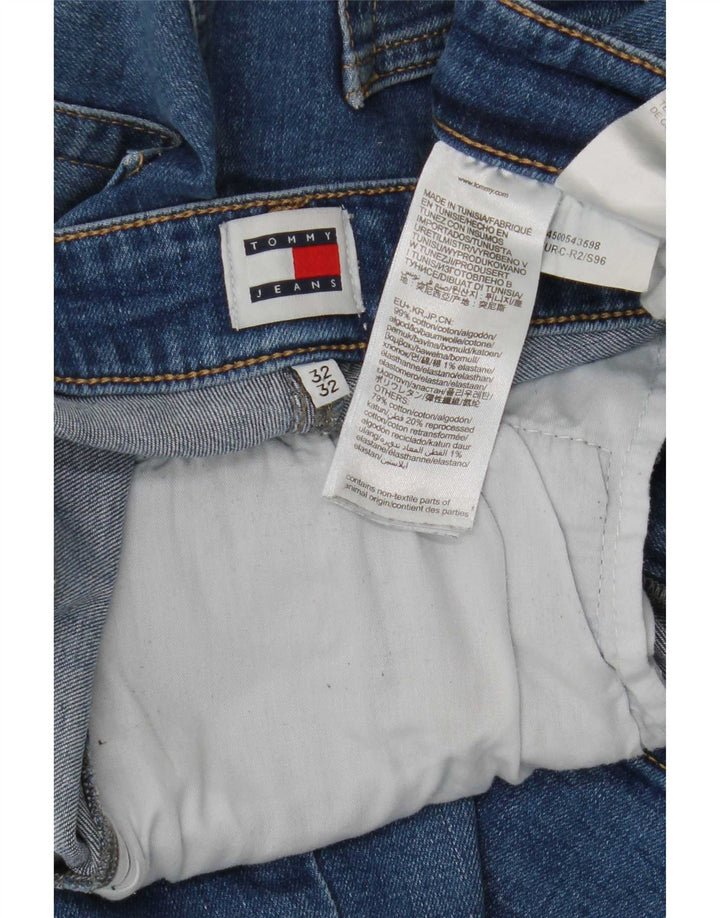 Tommy Hilfiger Uomo Ryan Regular Jeans dritti W32 L32 Cotone Blu