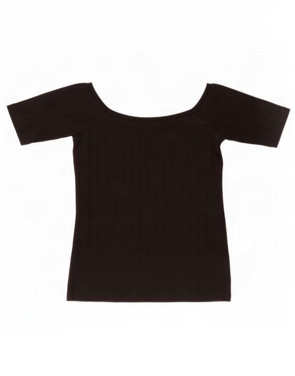 Top corto in camicetta corta da donna Zara UK 8 piccolo nero