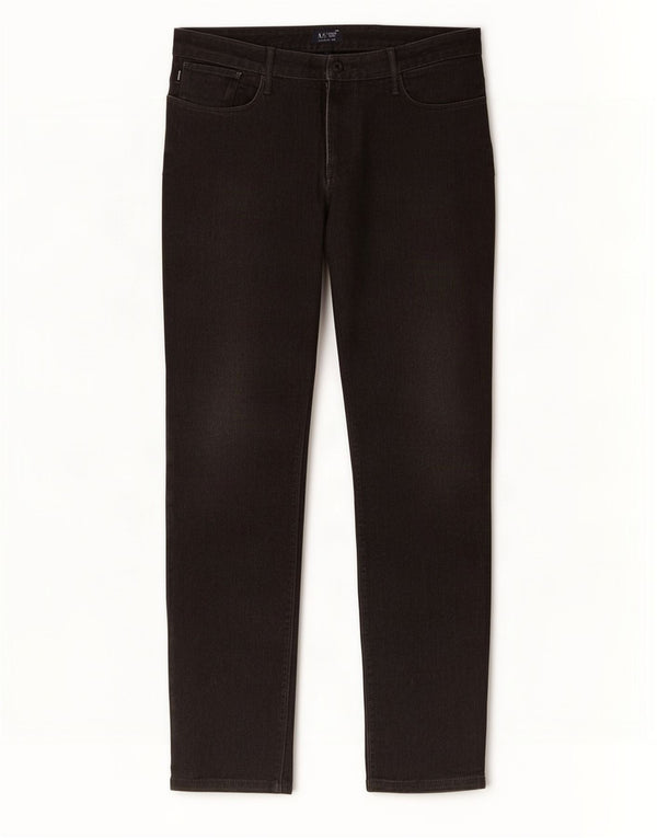 Jeans slim da uomo Armani W36 L30 cotone nero